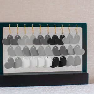 Hartjes oorbellen in jouw favoriete kleuren!