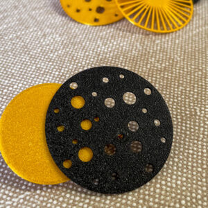 Broche Schijf goudkleurig