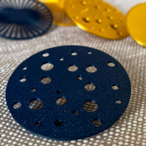 Broche Maan Donkerblauw